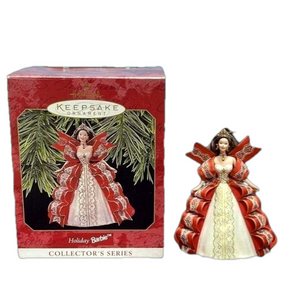 Hallmark 1997 Barbie Keepsake Ornament – 5th in Series Vintage Holiday Doll NIB